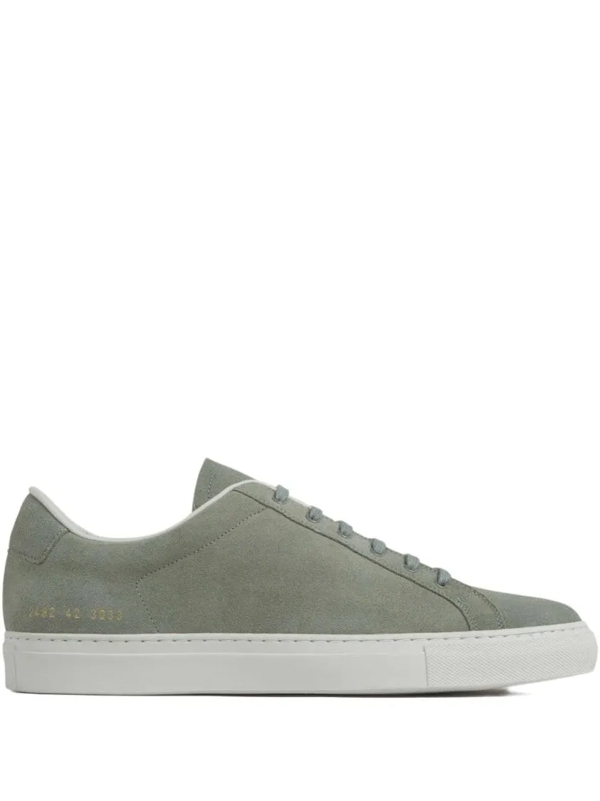 Sage Green Suede Sneakers