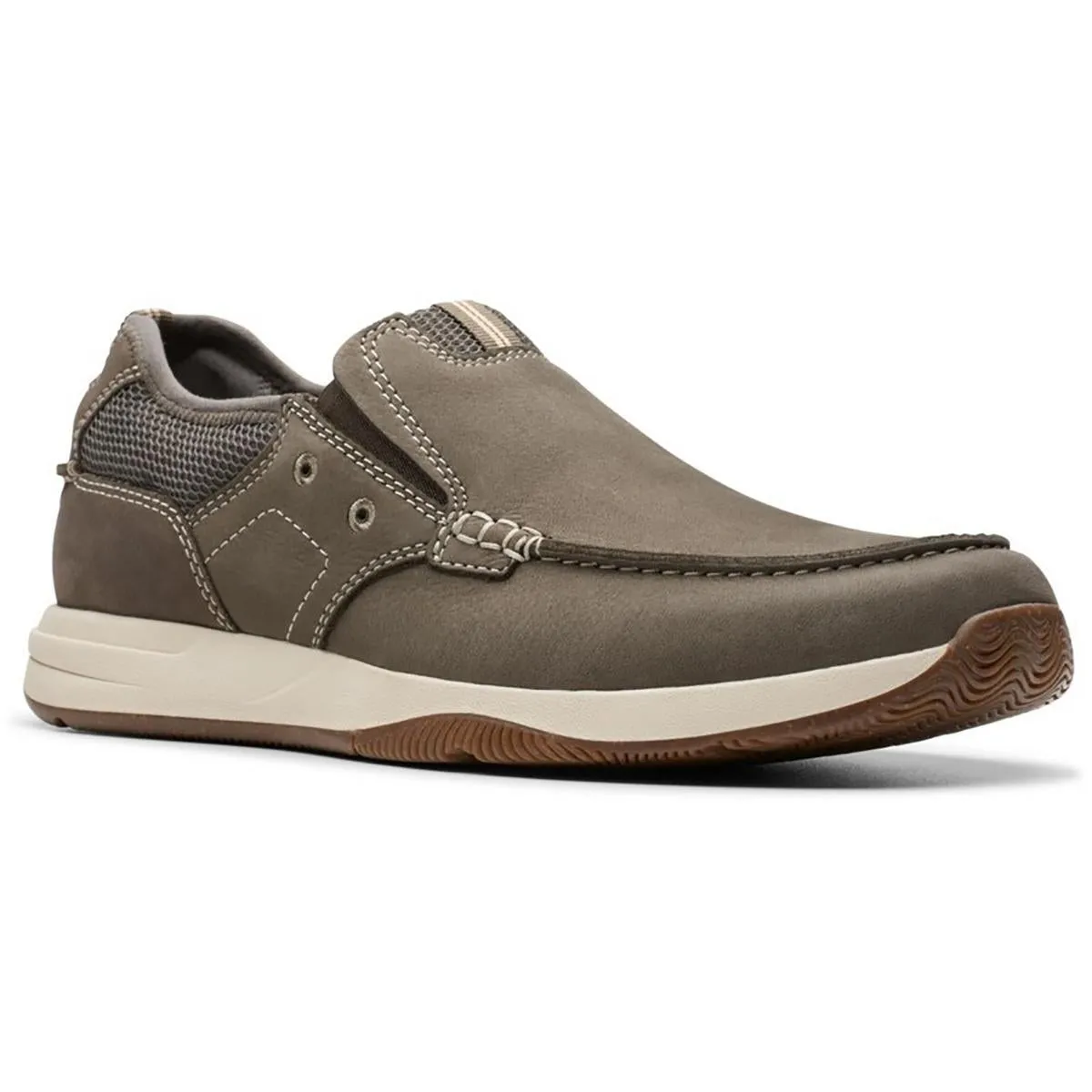 Sailview Step Mens Nubuck Slip Resistant Casual And Fashion Sneakers