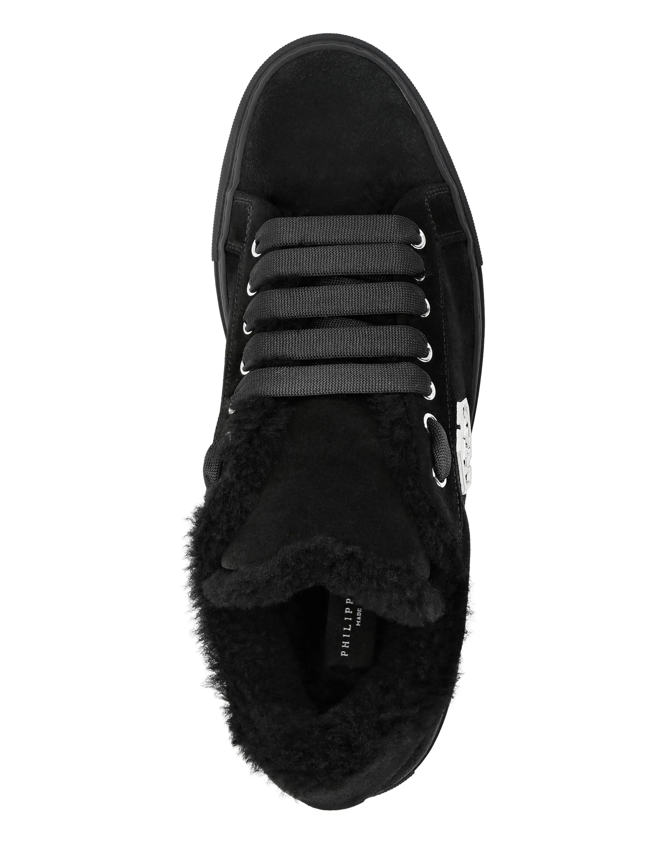Shearling Lo-Top Sneakers