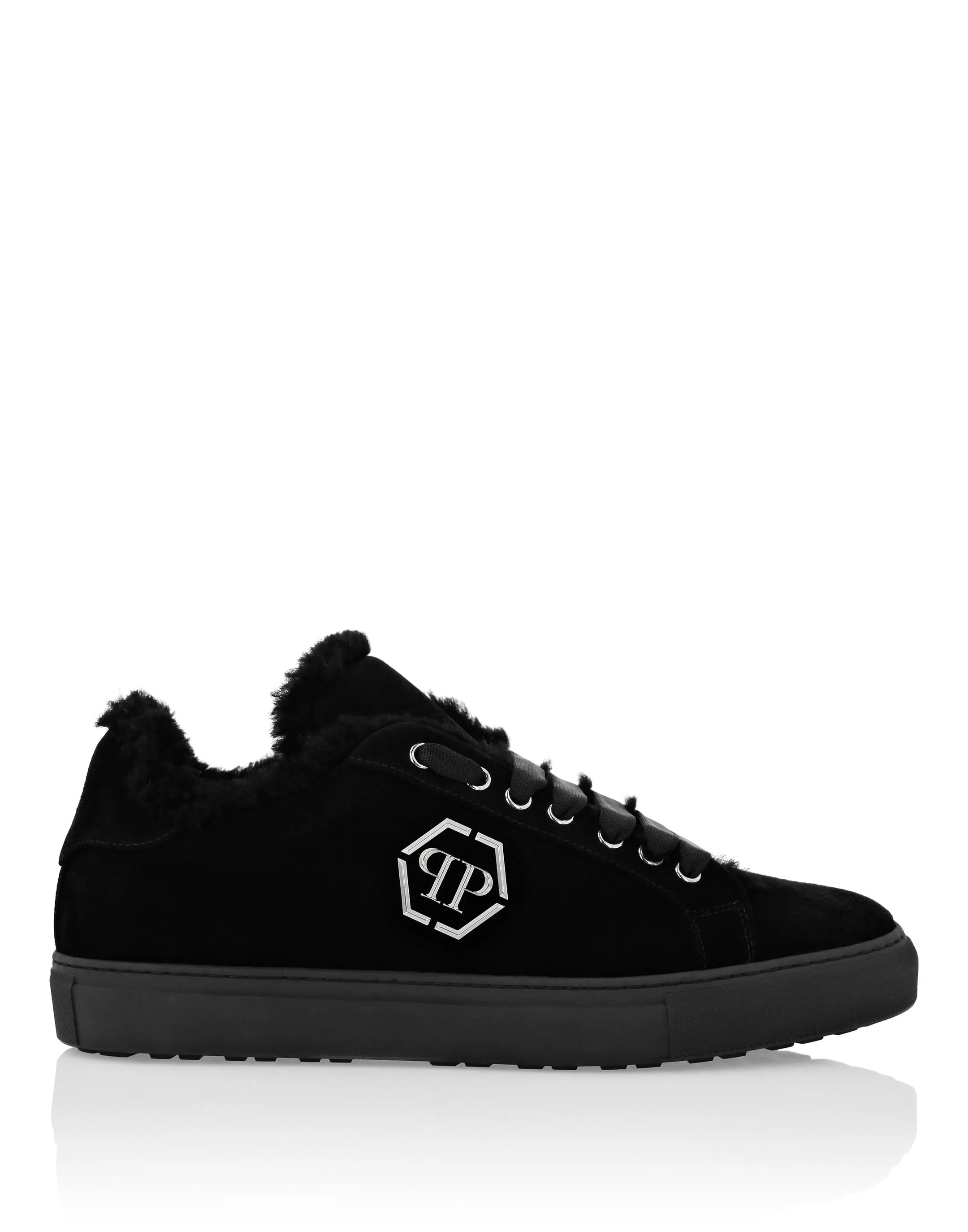 Shearling Lo-Top Sneakers