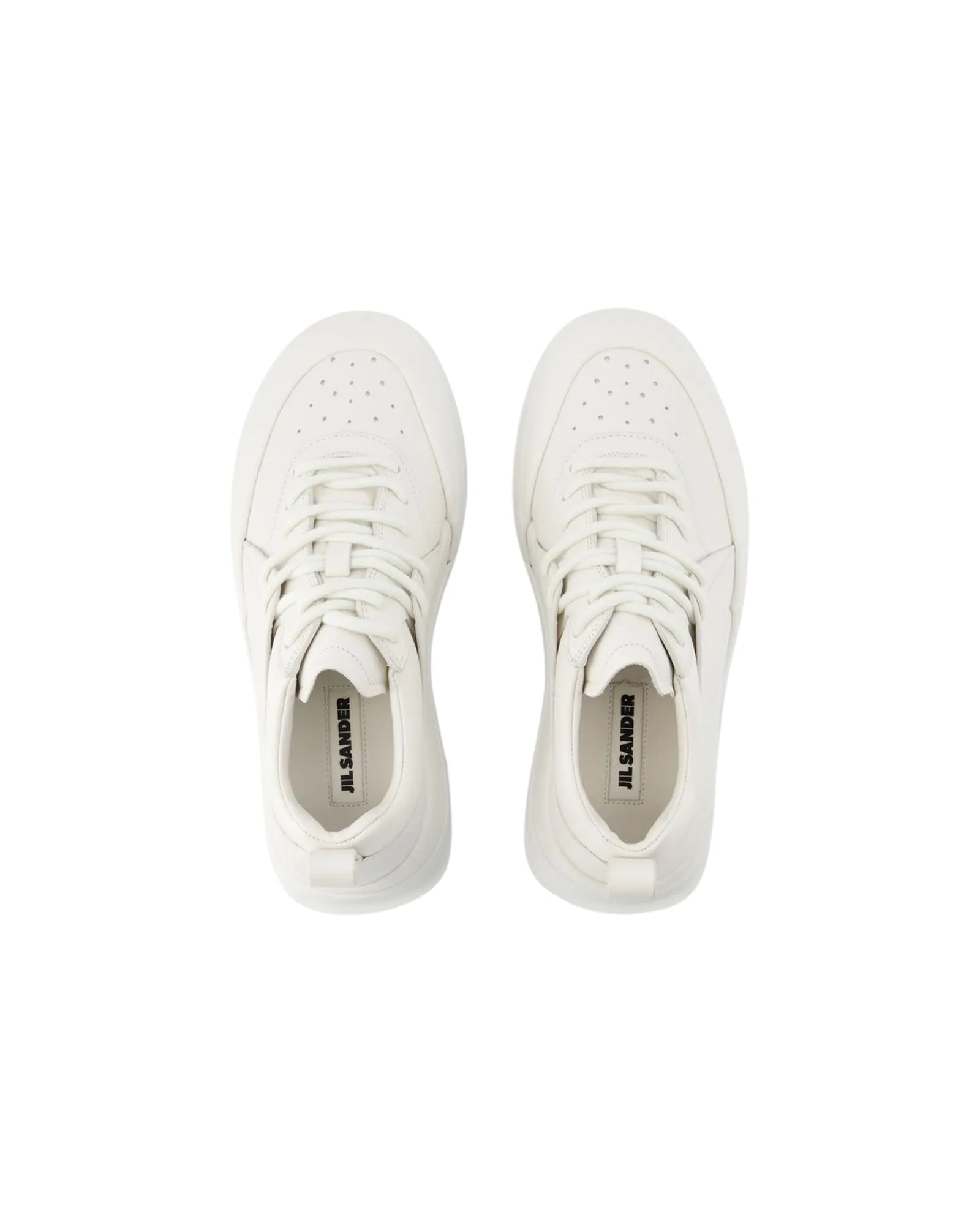 Sneakers - Jil Sander - Leather - Porcelain White