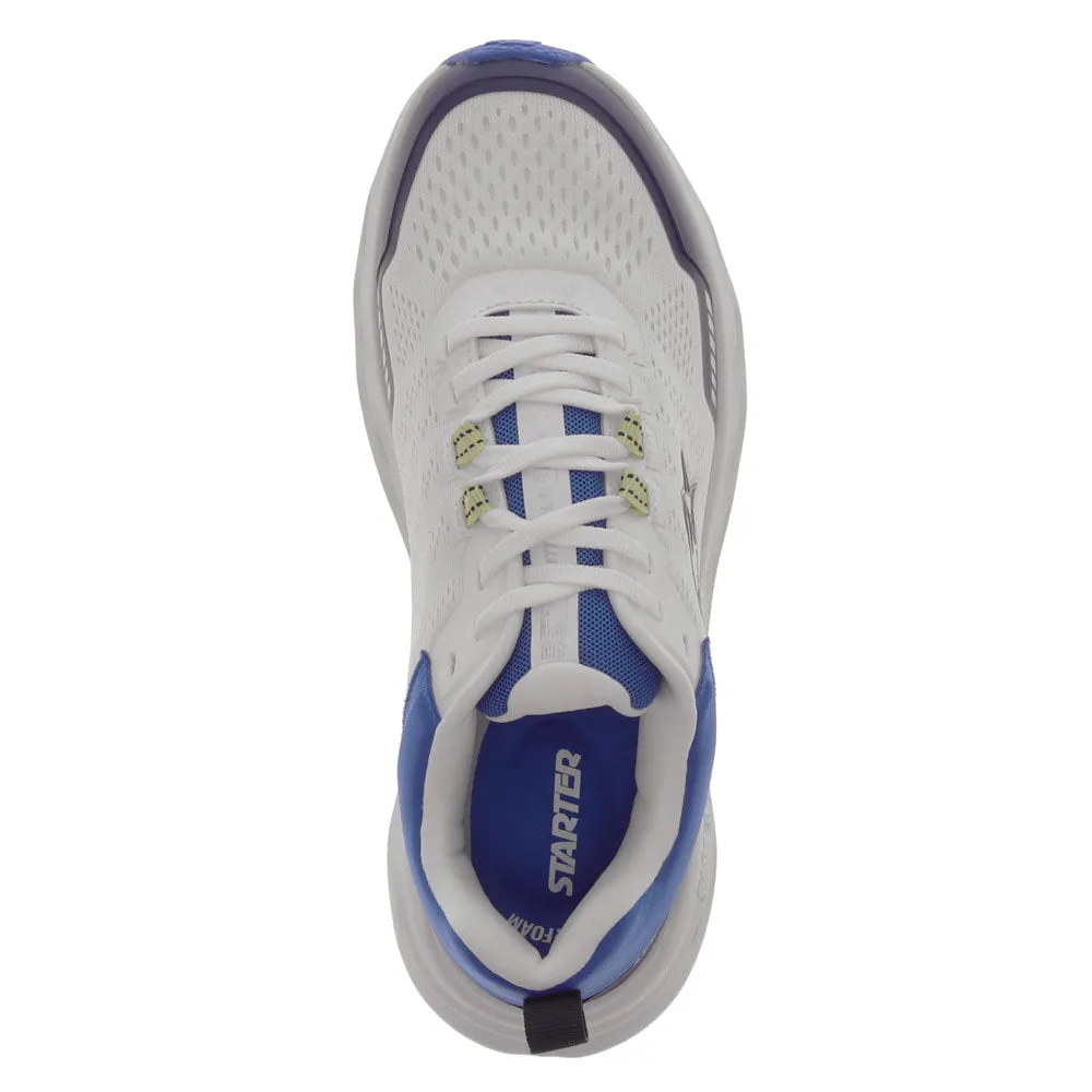 Starter Mens Bolt Synthetic Leather Casual Lace Up Sneaker Shoe