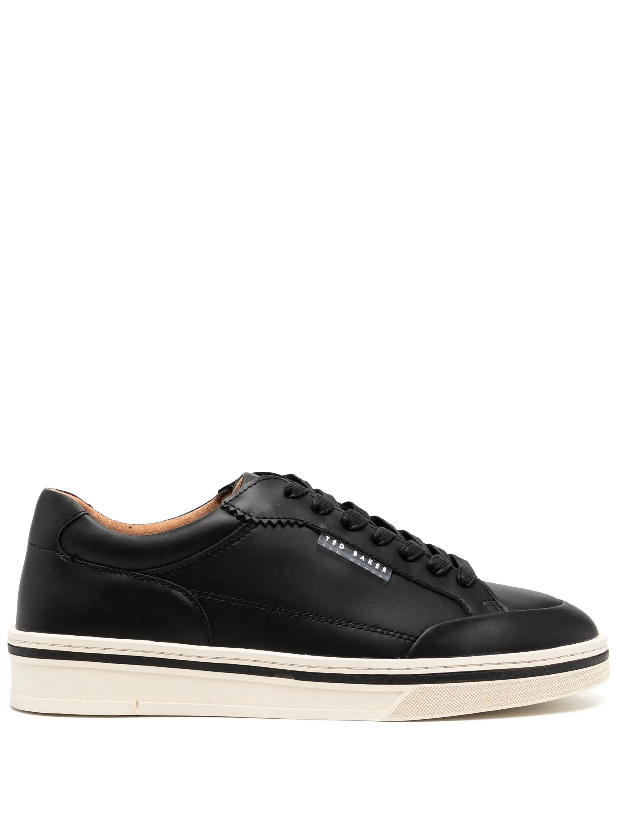 Ted Baker Men's Hampstead Leather Lace-Up Sneakers, Black