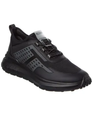 TODs Allacciata Rete Running No_Code Mesh & Leather Sneaker