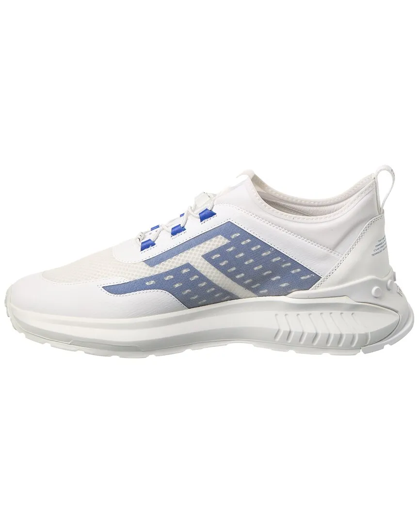 TODs Allacciata Rete Running No_Code Mesh & Leather Sneaker