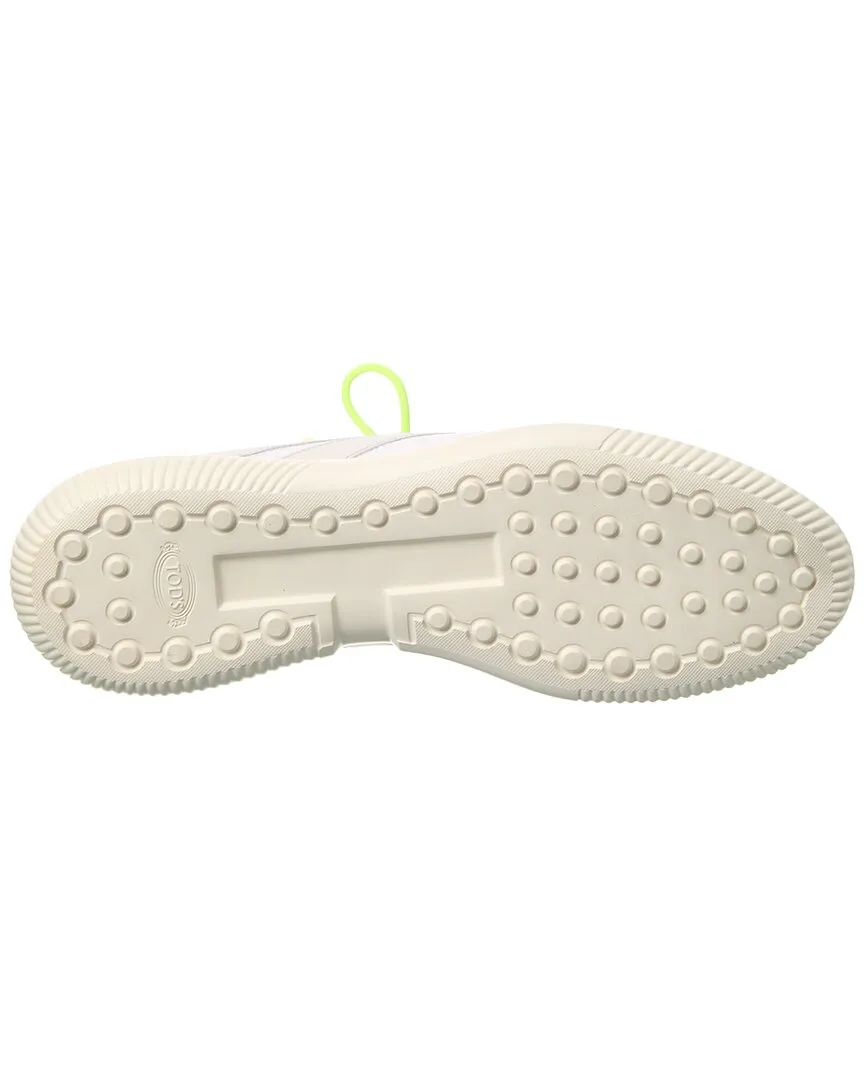 TODs Knit & Leather Sneaker