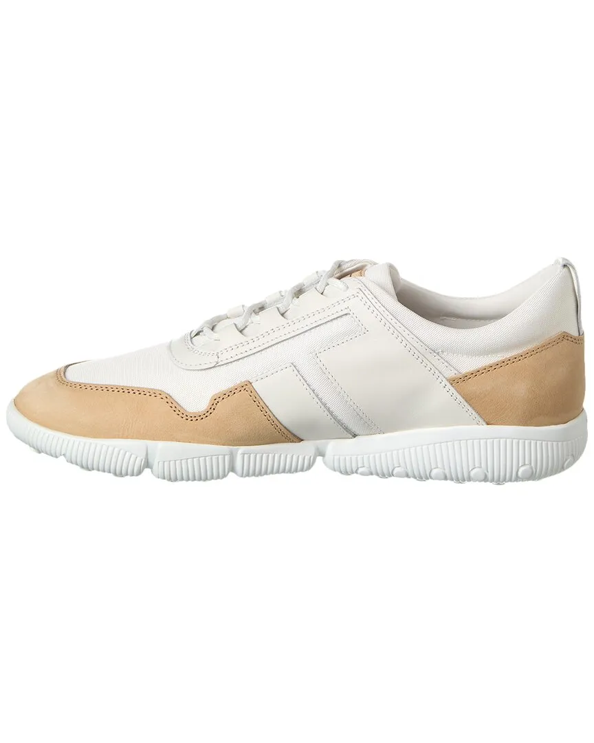 TODs Leather & Canvas Sneaker