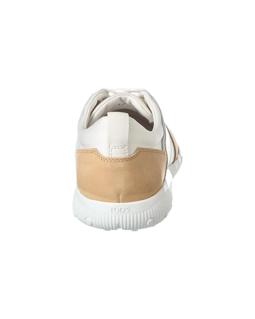 TODs Leather & Canvas Sneaker