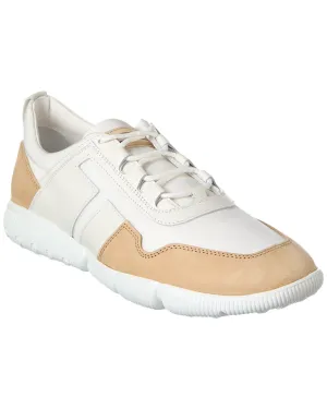 TODs Leather & Canvas Sneaker