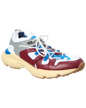 TODs Leather & Mesh Sneaker