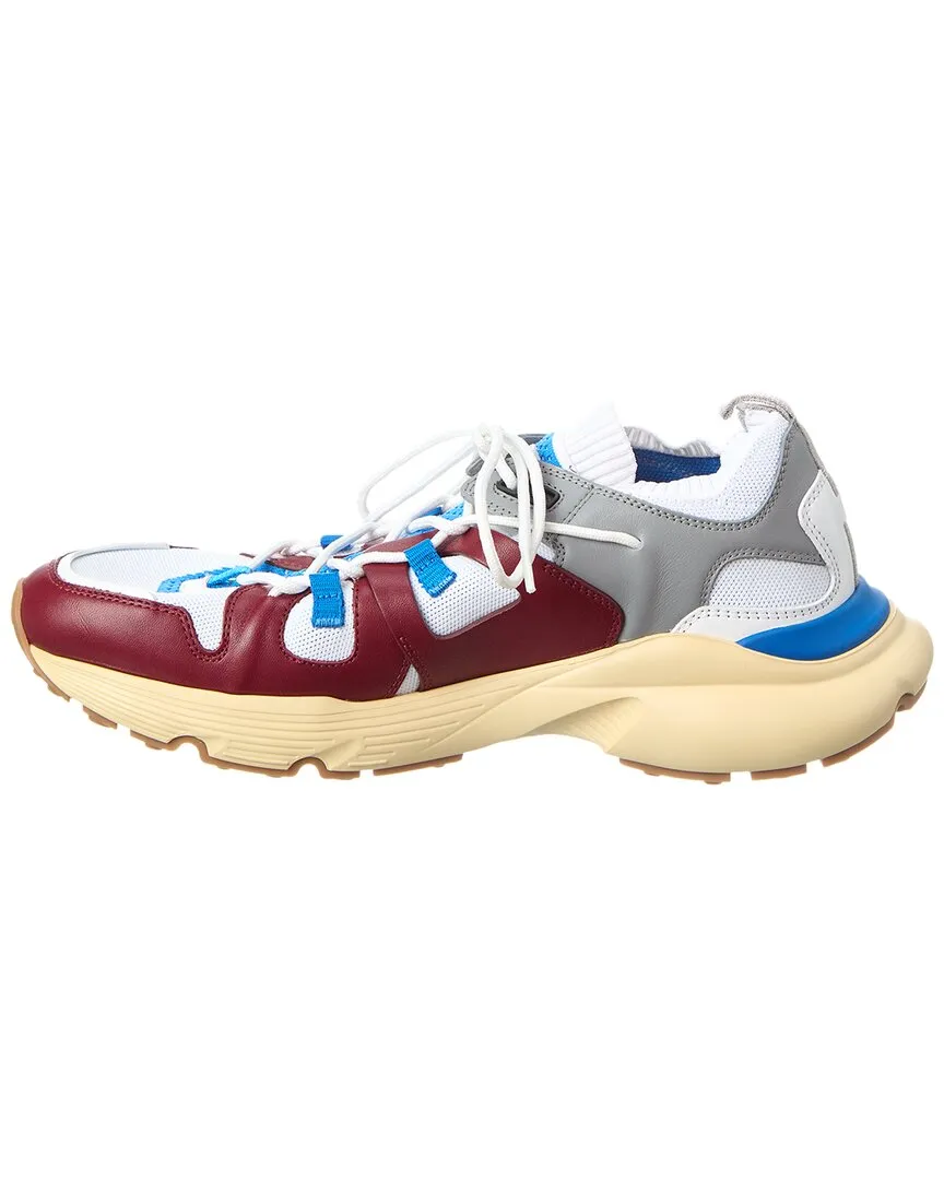 TODs Leather & Mesh Sneaker
