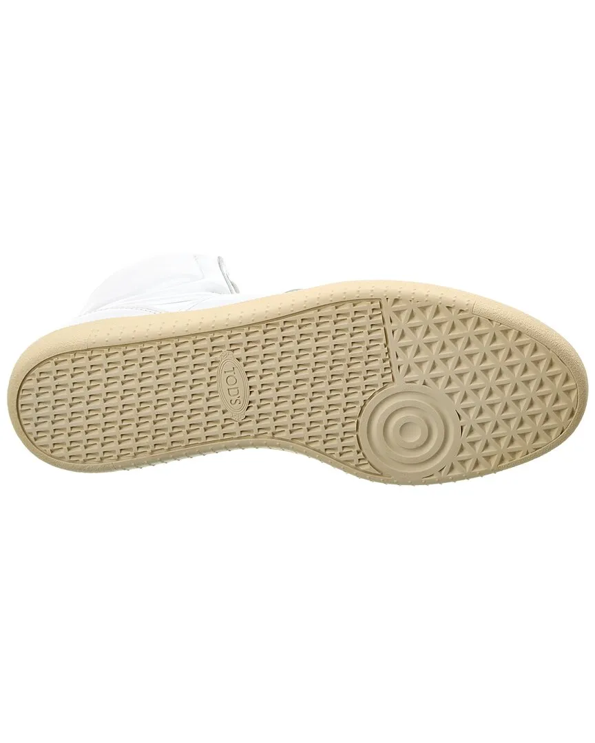 TODs Leather High-Top Sneaker