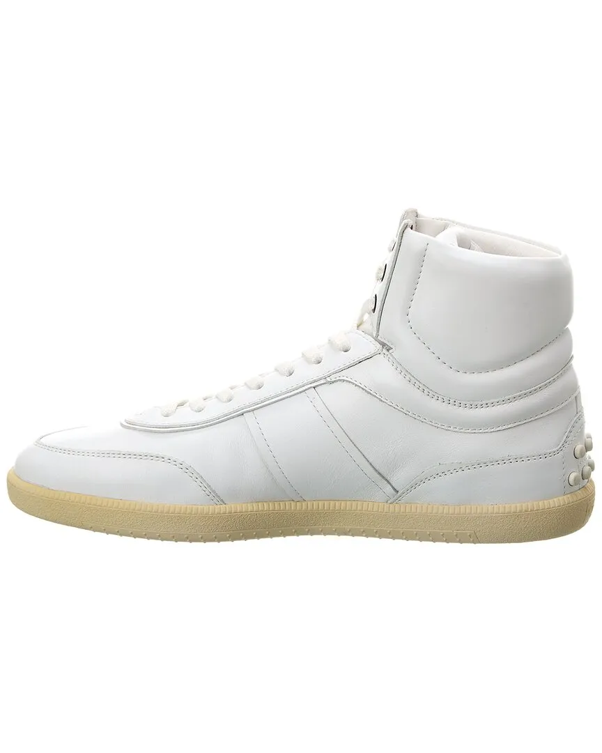 TODs Leather High-Top Sneaker