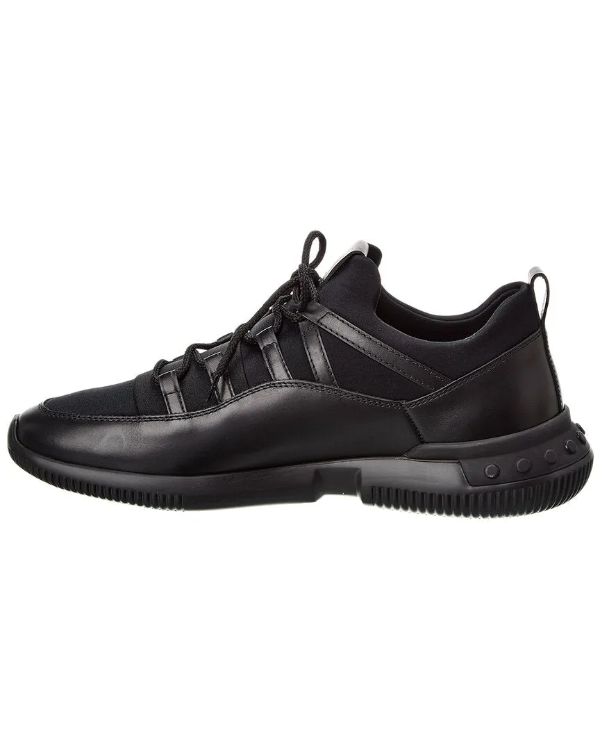 TODs Nuovo Neoprene & Leather Sneaker