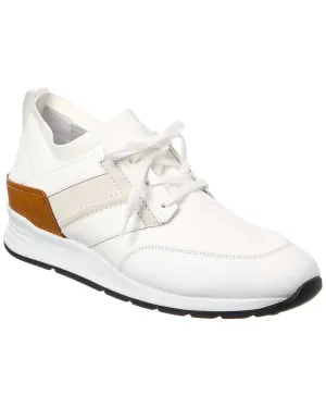 TODs Sportivo Knit & Leather Sneaker