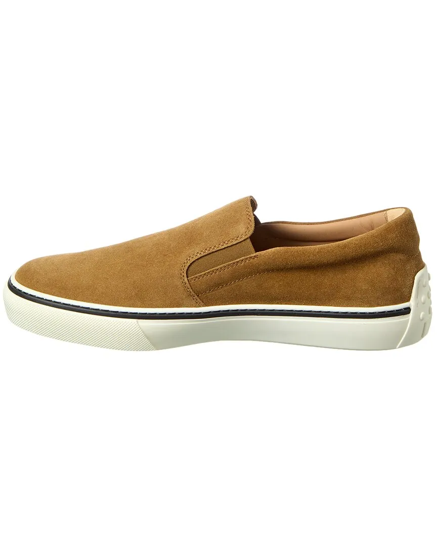 TODs Suede Slip-On Sneaker
