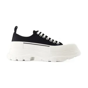 Tread Slick Sneakers - Alexander Mcqueen - Canvas - Black