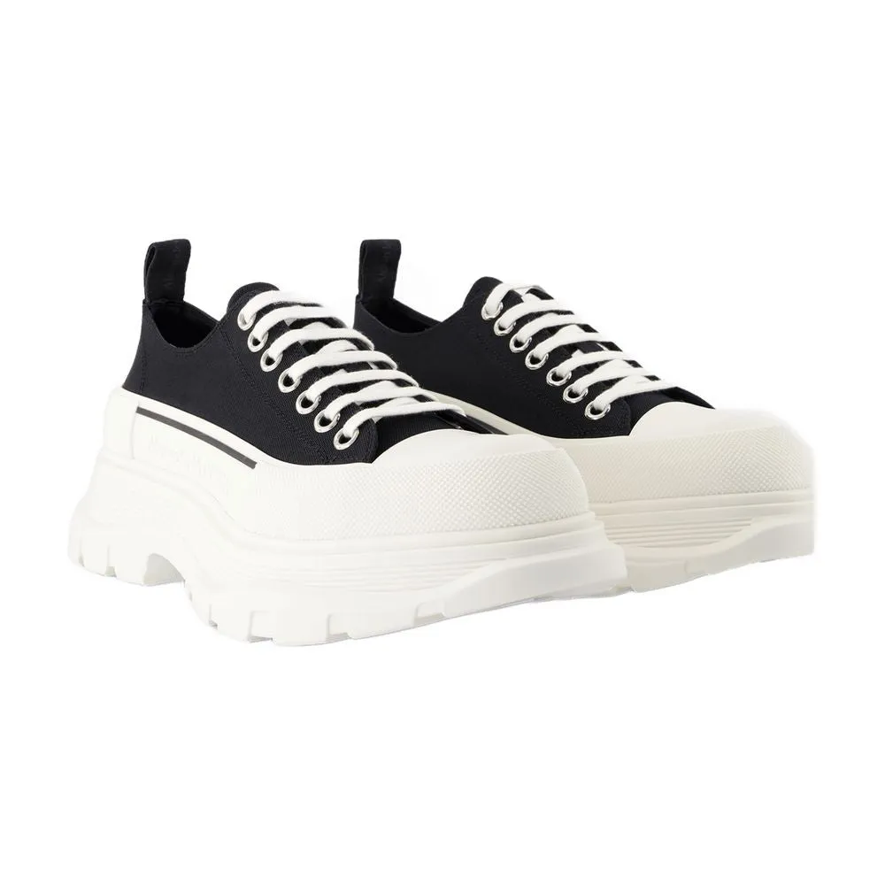 Tread Slick Sneakers - Alexander Mcqueen - Canvas - Black