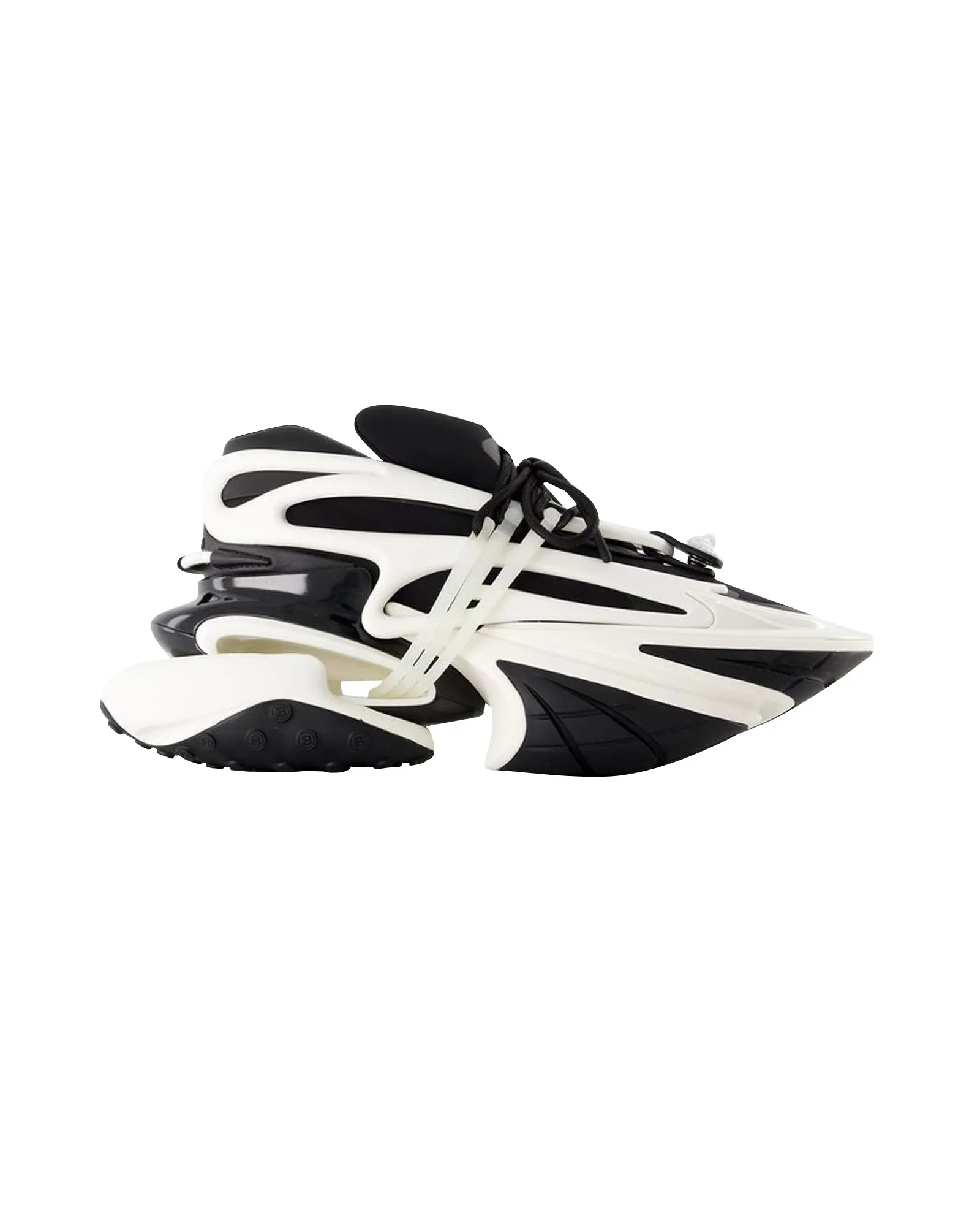 Unicorn Sneakers - Balmain - Leather - Black/ White