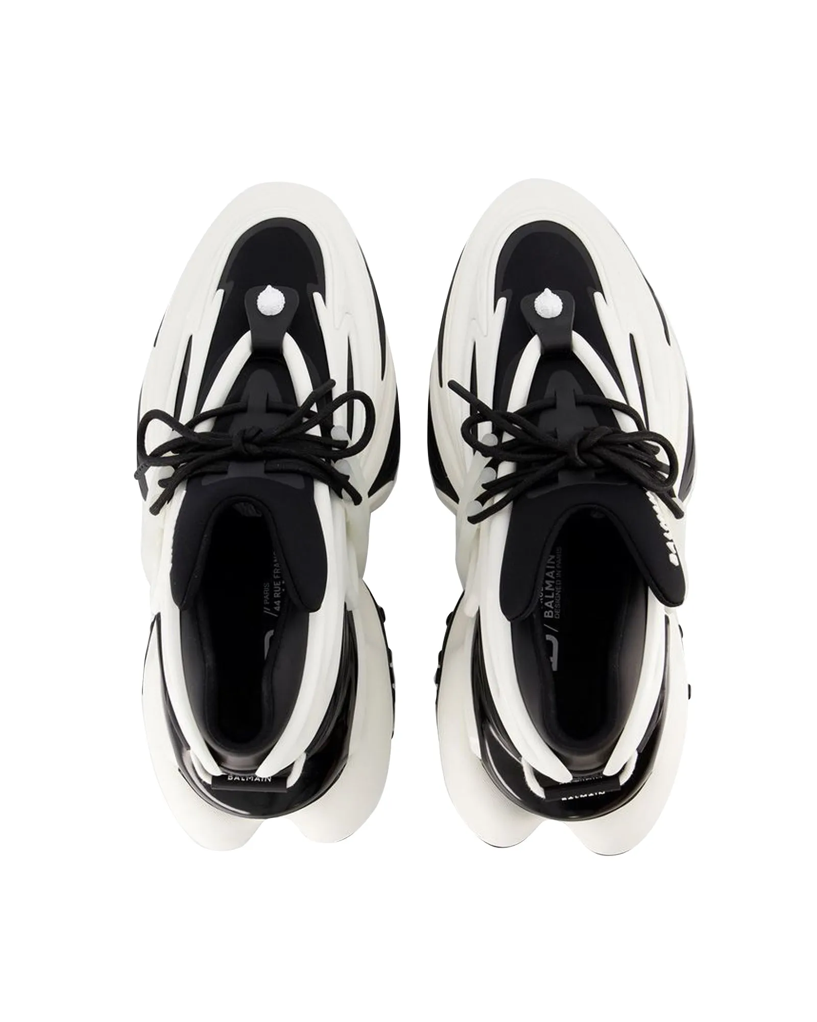 Unicorn Sneakers - Balmain - Leather - Black/ White
