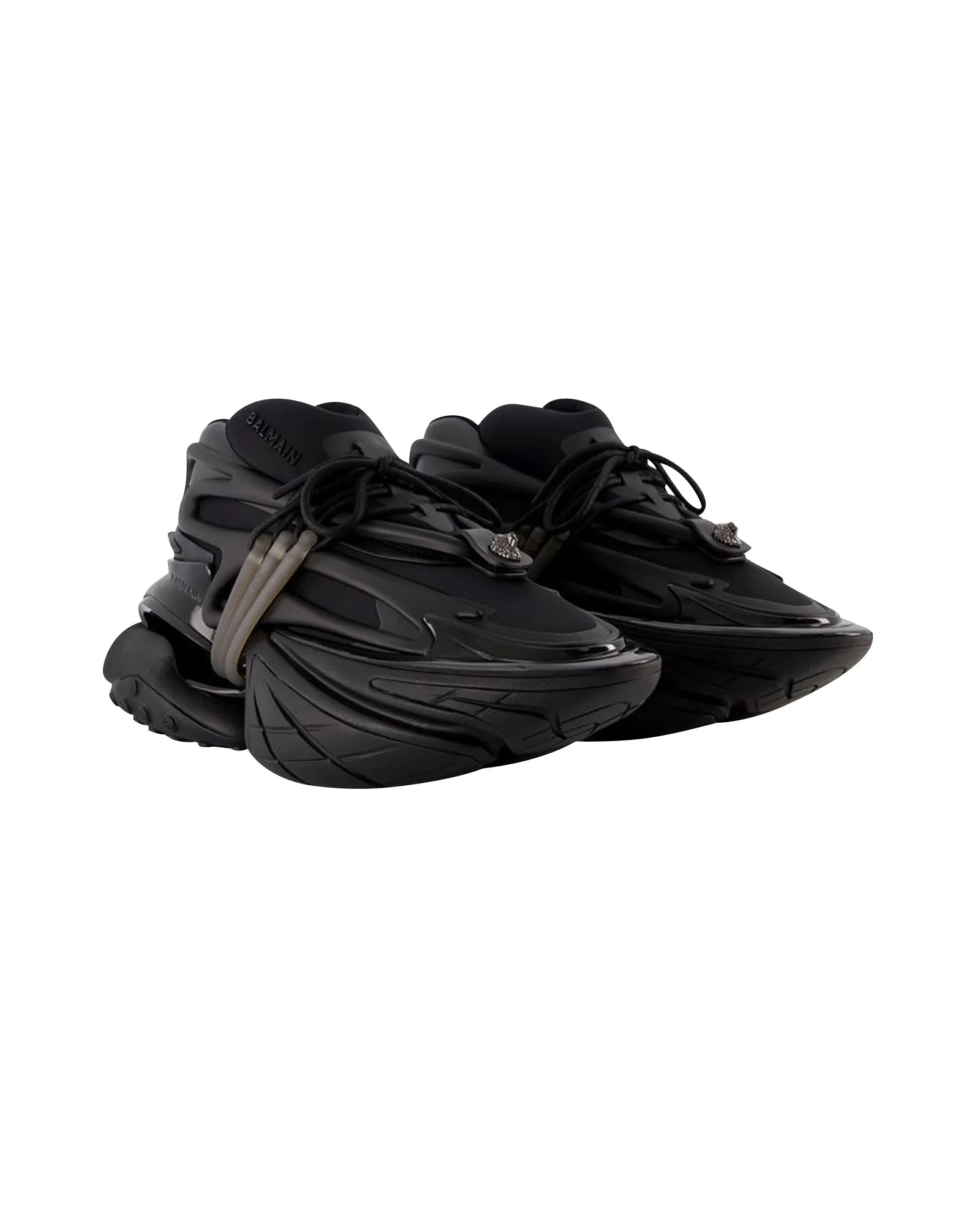 Unicorn Sneakers - Balmain - Leather - Black