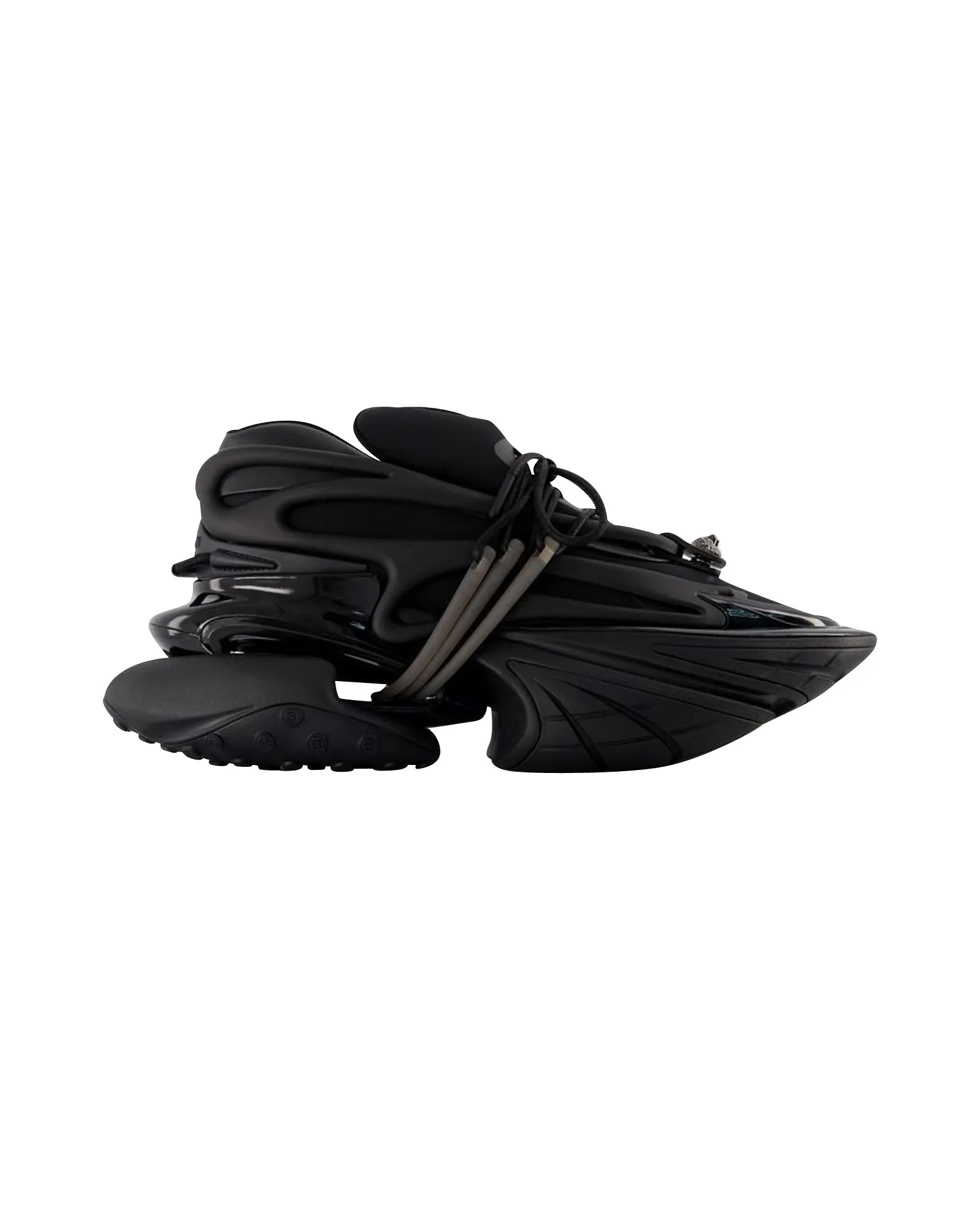 Unicorn Sneakers - Balmain - Leather - Black