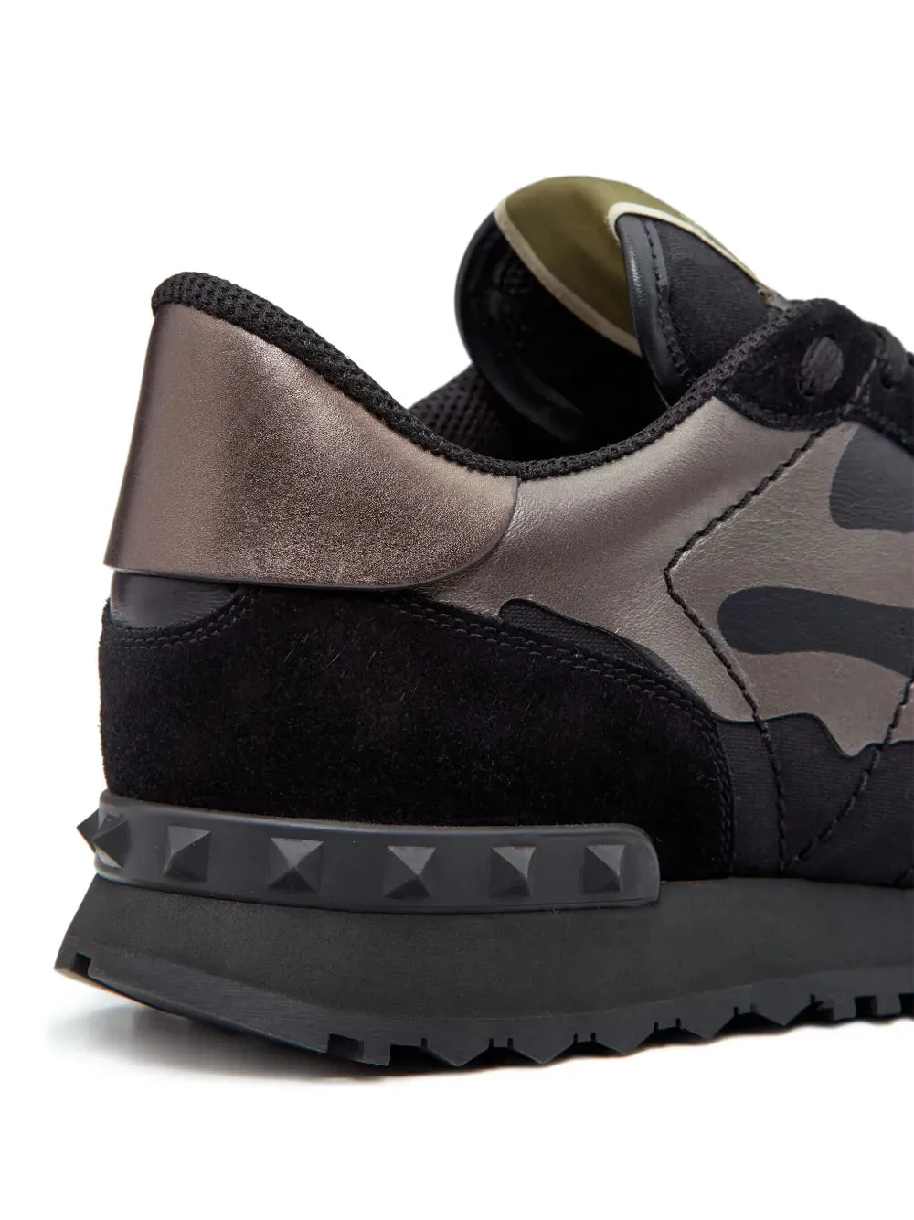 Valentino Rockrunner Camouflage-Print Sneakers