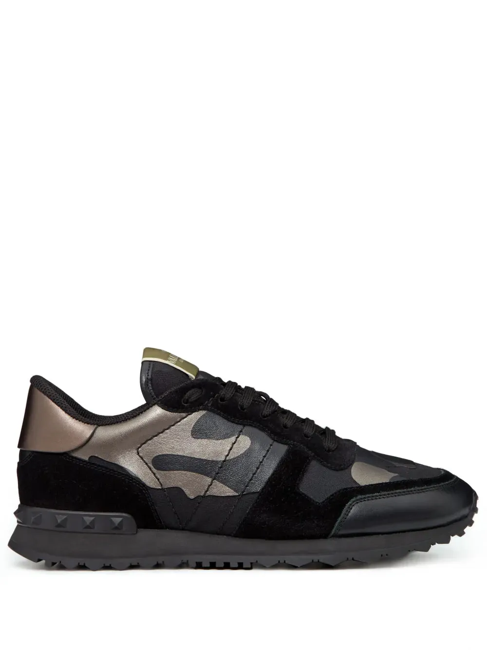 Valentino Rockrunner Camouflage-Print Sneakers
