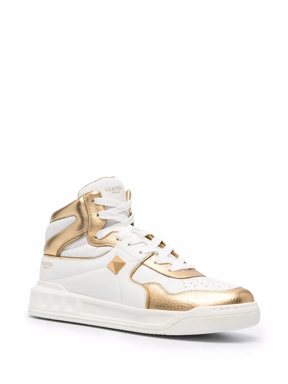 Valentino Roman Stud High-Top Sneakers