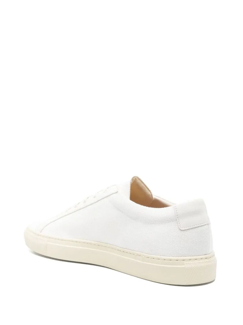 White Sneakers With Almond Toe