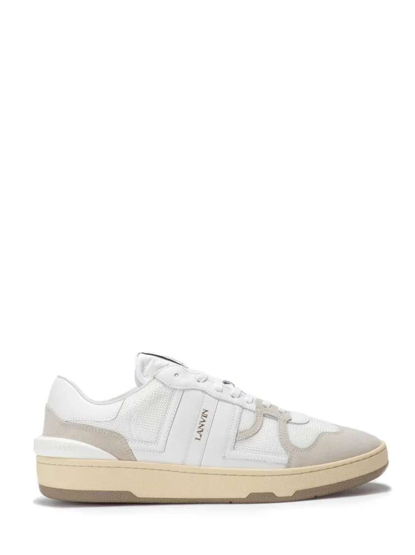 White Suede Clay Sneakers