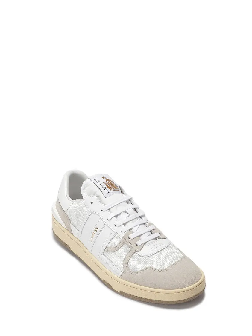 White Suede Clay Sneakers