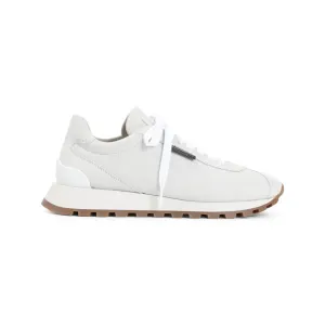 White Suede Shoes