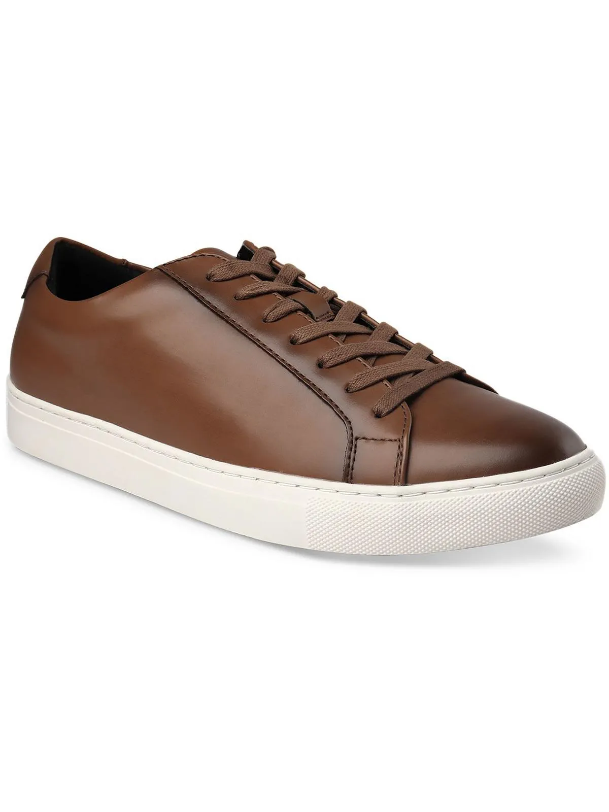 Womens Faux Leather Lifestyle Casual And Fashion Sneakers