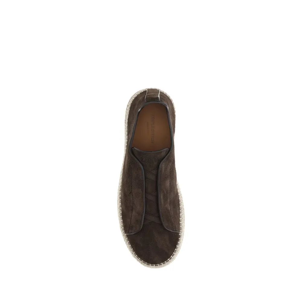 ZEGNA Suede Men's Sneakers