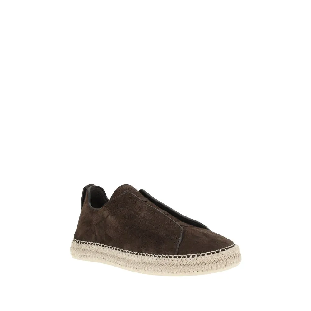 ZEGNA Suede Men's Sneakers